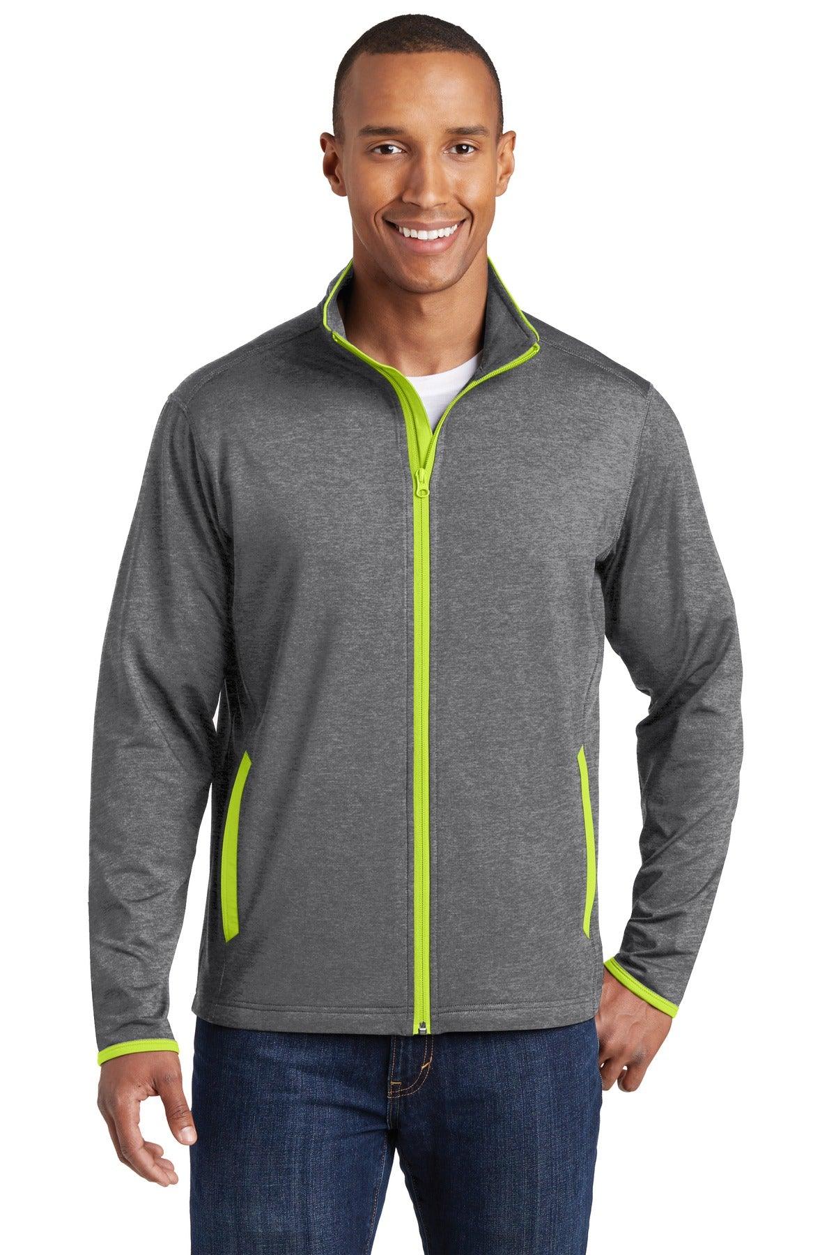 Sport-Tek Sport-Wick Stretch Contrast Full-Zip Jacket. ST853 - Dresses Max