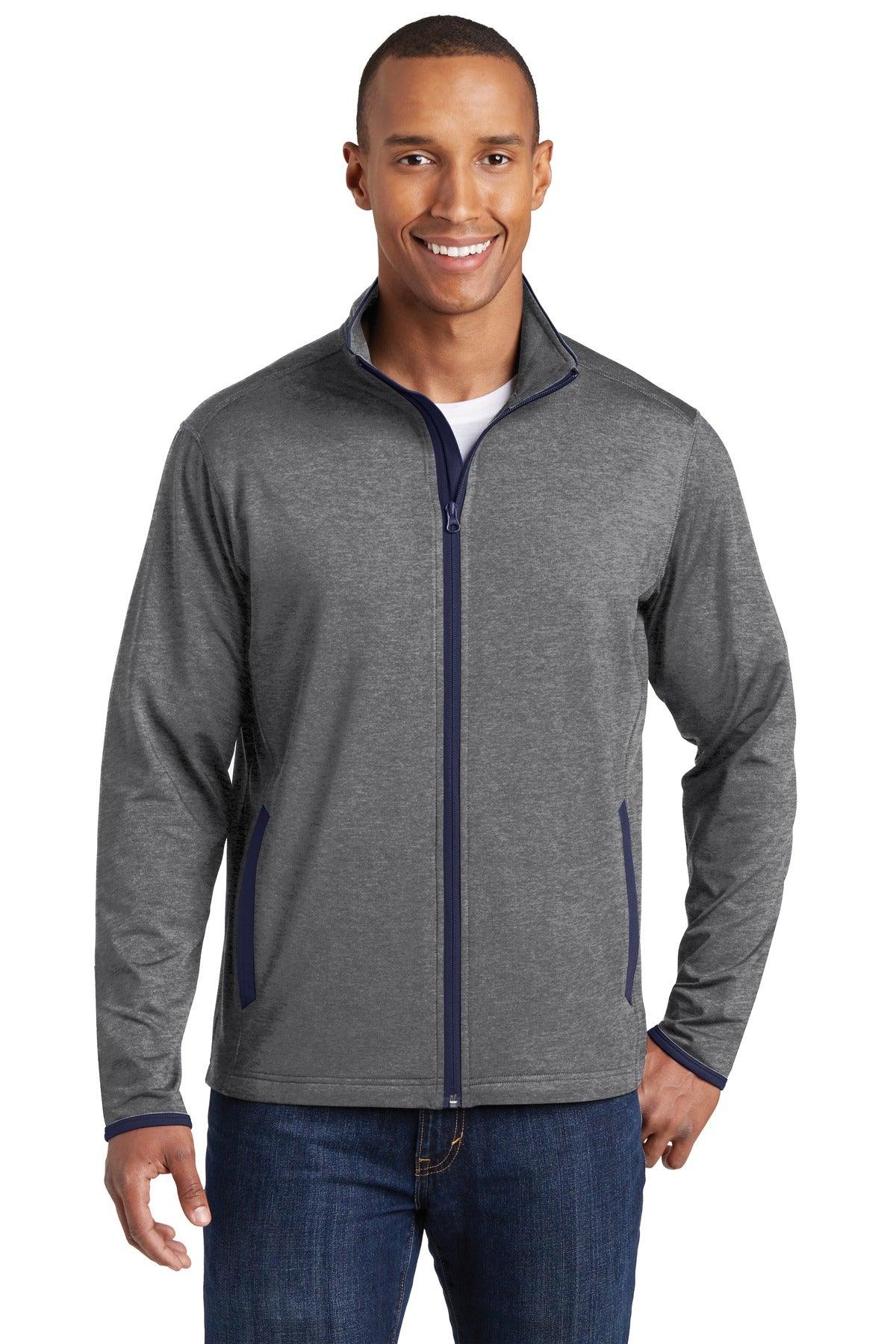 Sport-Tek Sport-Wick Stretch Contrast Full-Zip Jacket. ST853 - Dresses Max
