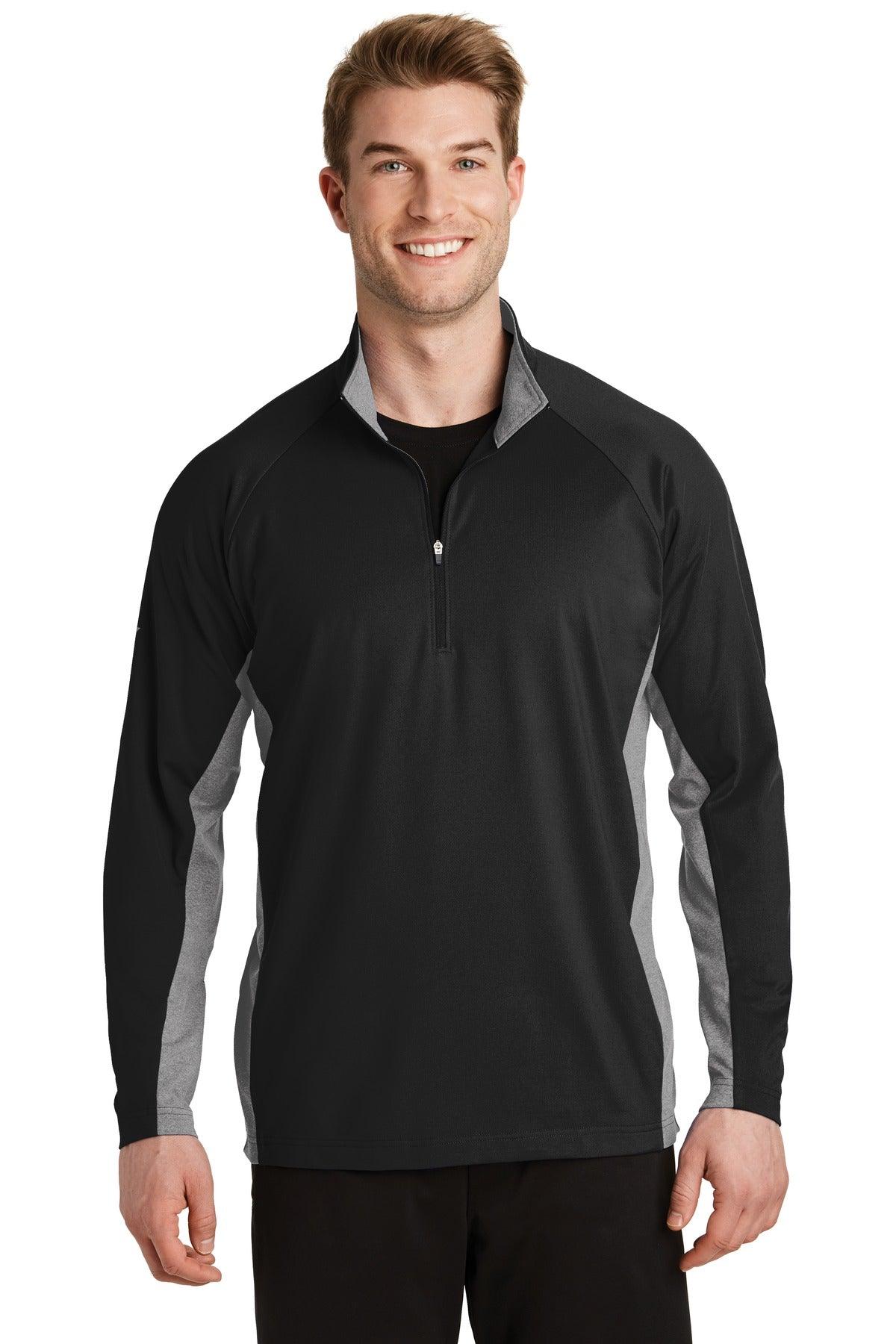 Sport-Tek Sport-Wick Stretch Contrast 1/2-Zip Pullover. ST854 - Dresses Max