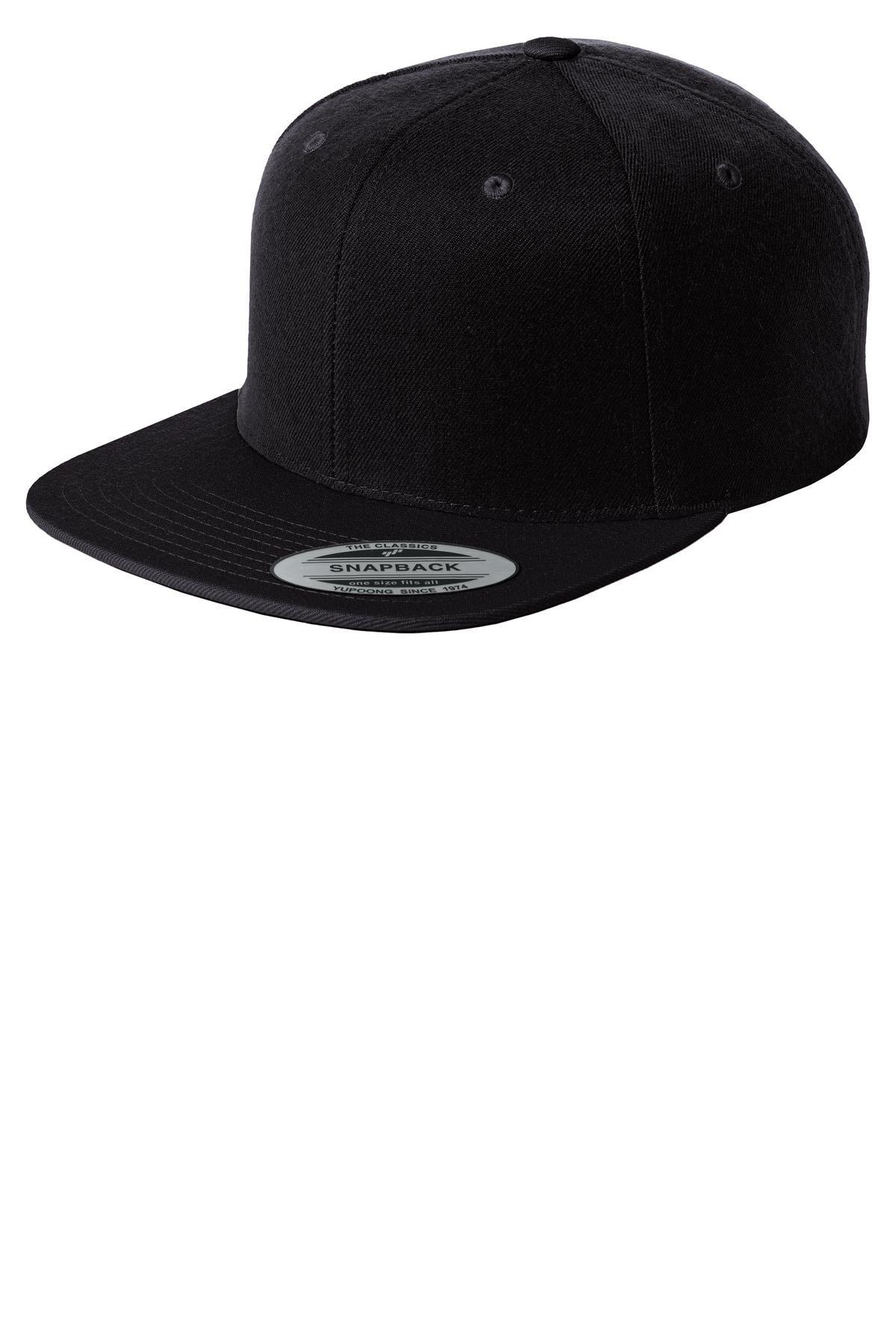 Sport-Tek Yupoong Flat Bill Snapback Cap. STC19 - Dresses Max