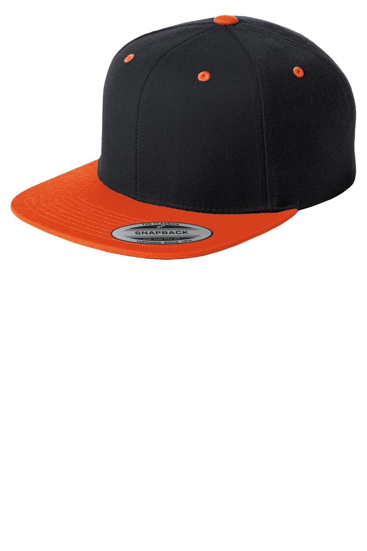 Sport-Tek Yupoong Flat Bill Snapback Cap. STC19 - Dresses Max