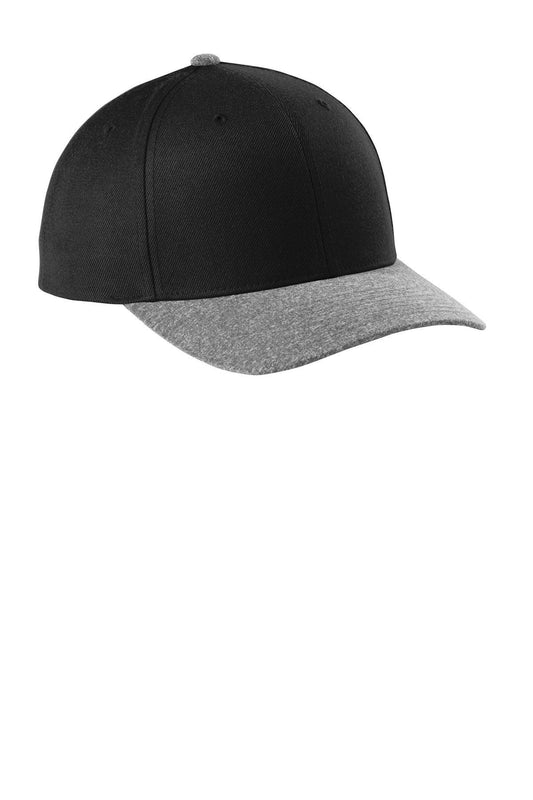 Sport-Tek Yupoong Curve Bill Snapback Cap. STC43 - Dresses Max