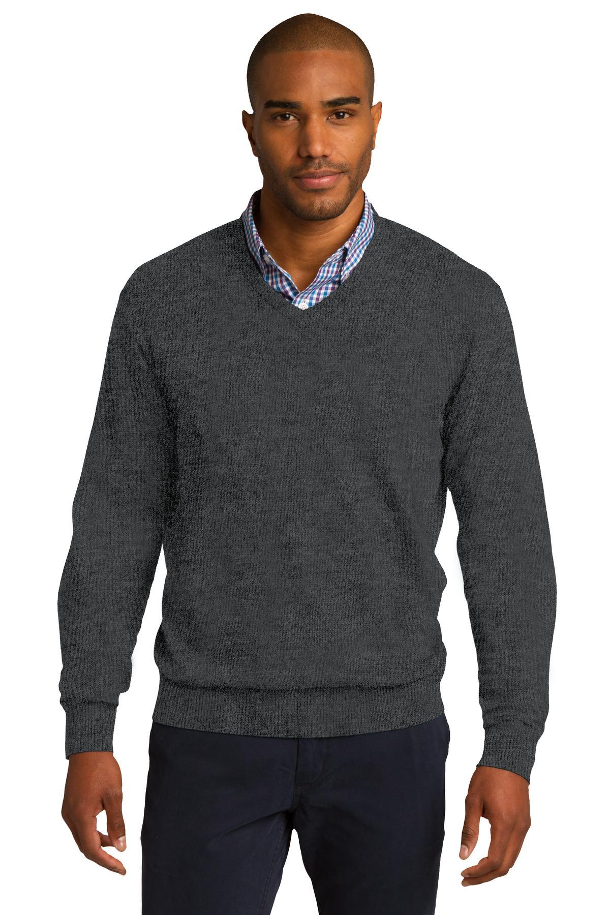 Port Authority V-Neck Sweater. SW285 - Dresses Max