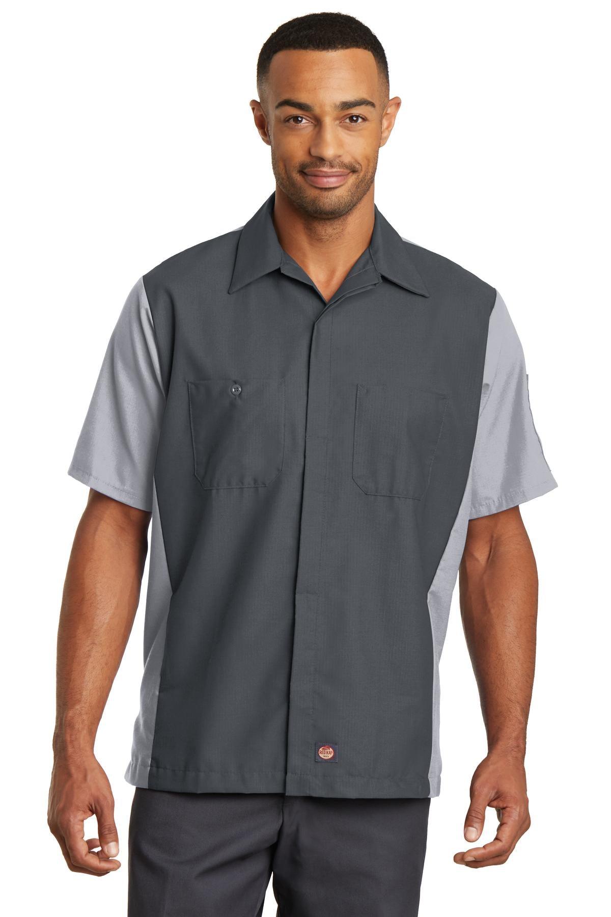 Red Kap Short Sleeve Ripstop Crew Shirt. SY20 - Dresses Max
