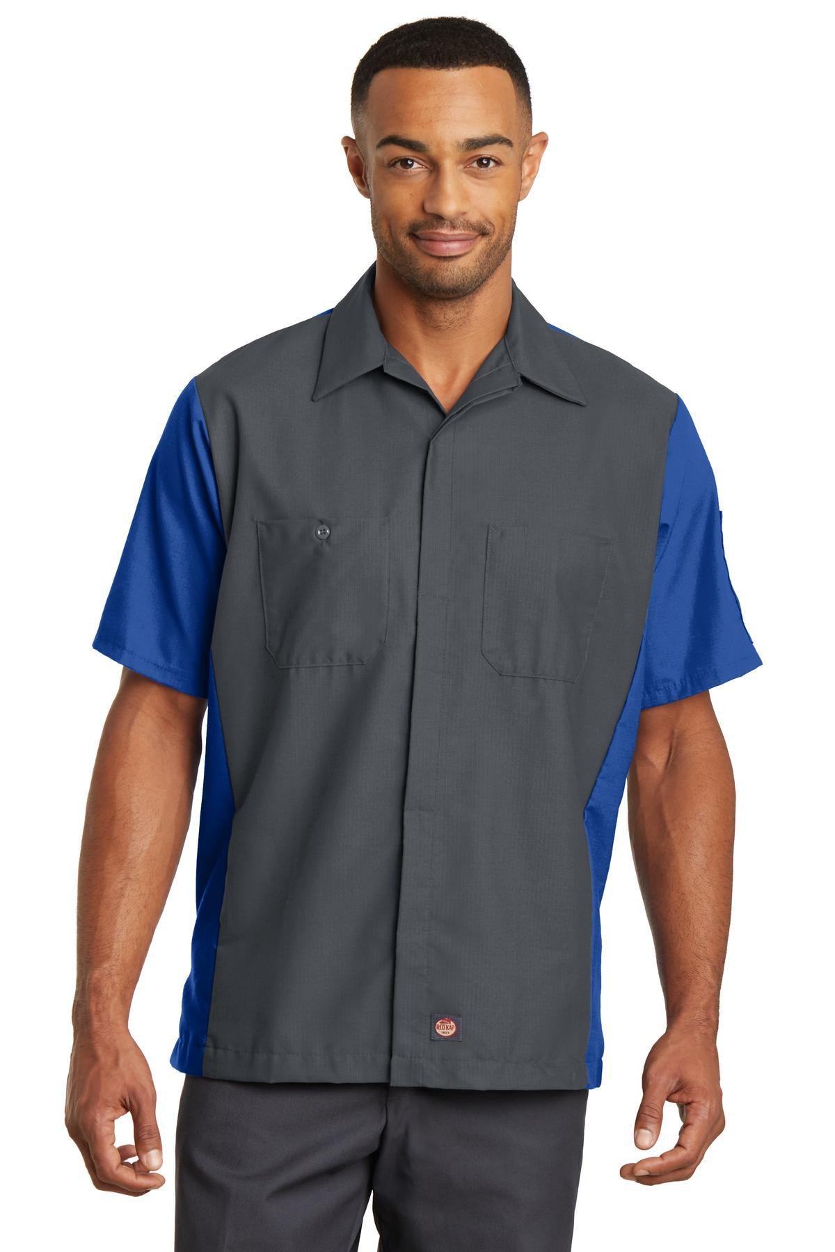 Red Kap Short Sleeve Ripstop Crew Shirt. SY20 - Dresses Max