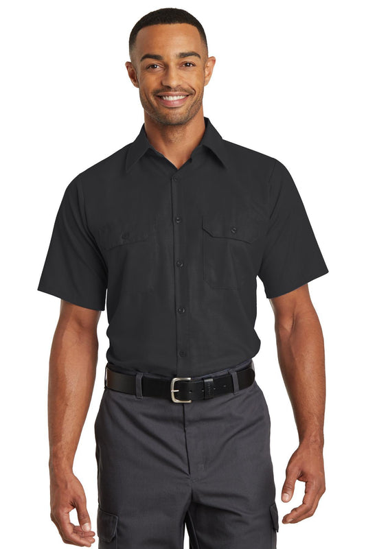 Red Kap Short Sleeve Solid Ripstop Shirt. SY60 - Dresses Max