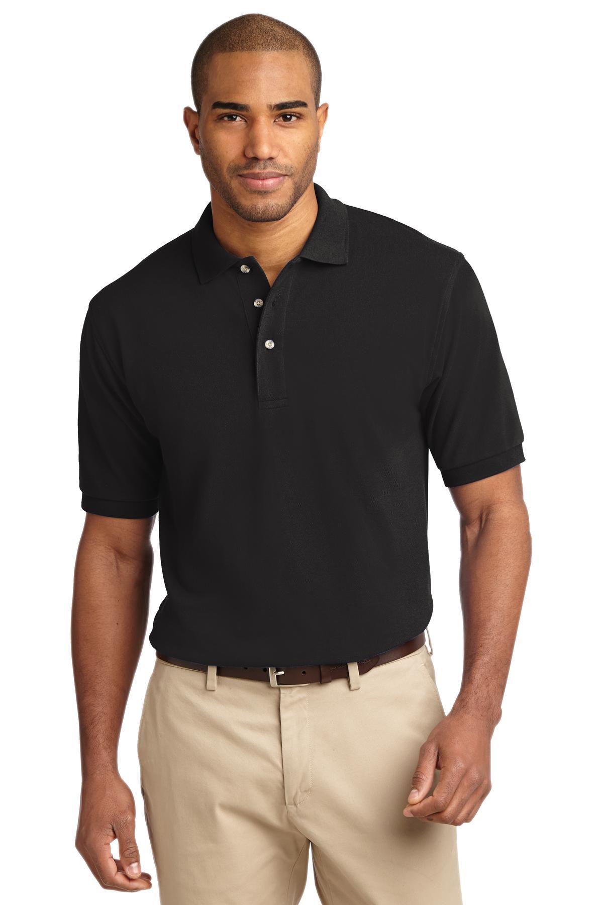 Port Authority Tall Heavyweight Cotton Pique Polo. TLK420 - Dresses Max