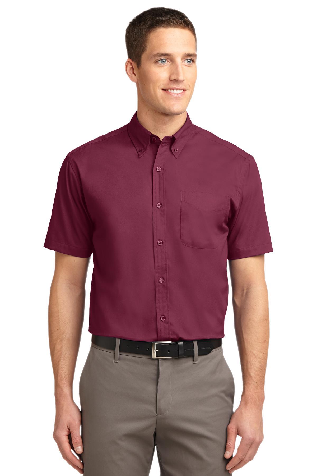 Port Authority Tall Short Sleeve Easy Care Shirt. TLS508 - Dresses Max