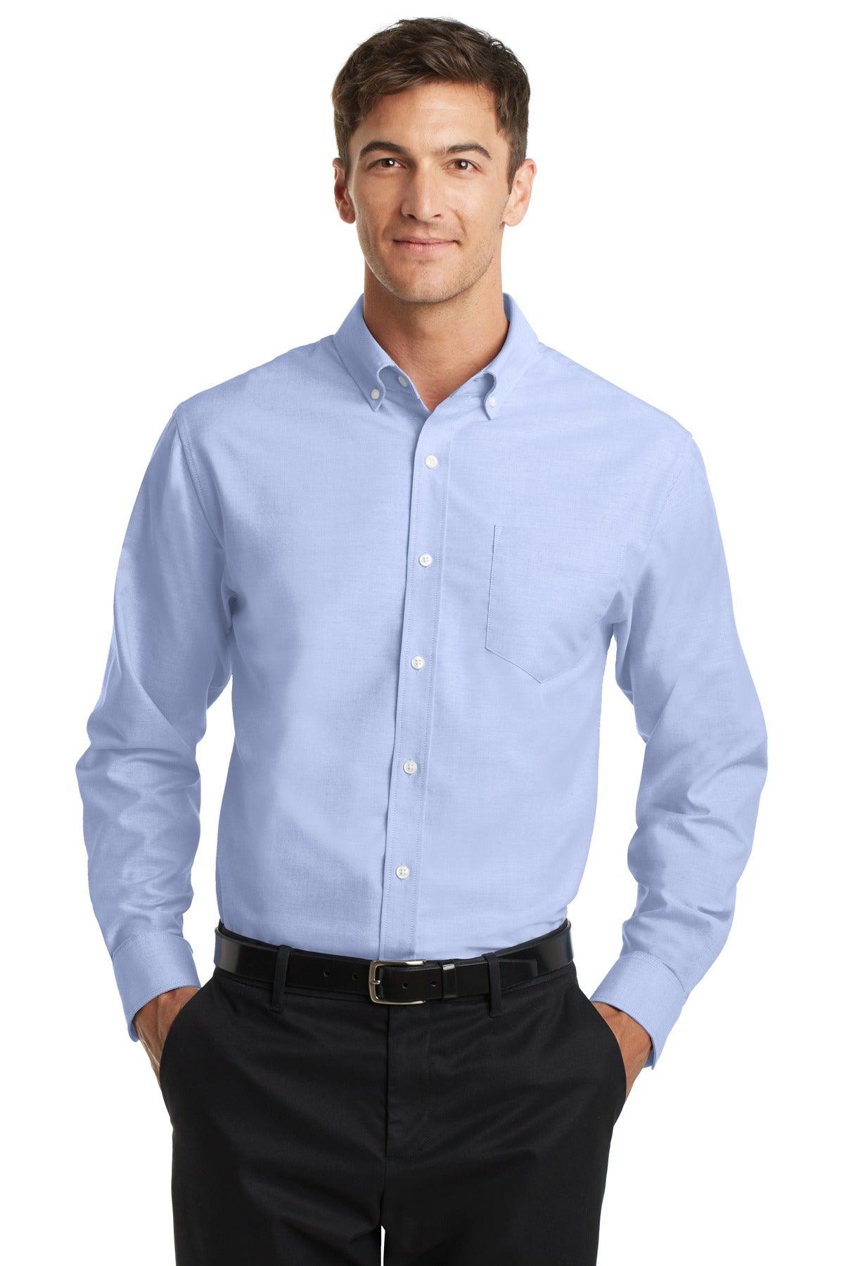 Port Authority Tall SuperPro Oxford Shirt. TS658 - Dresses Max