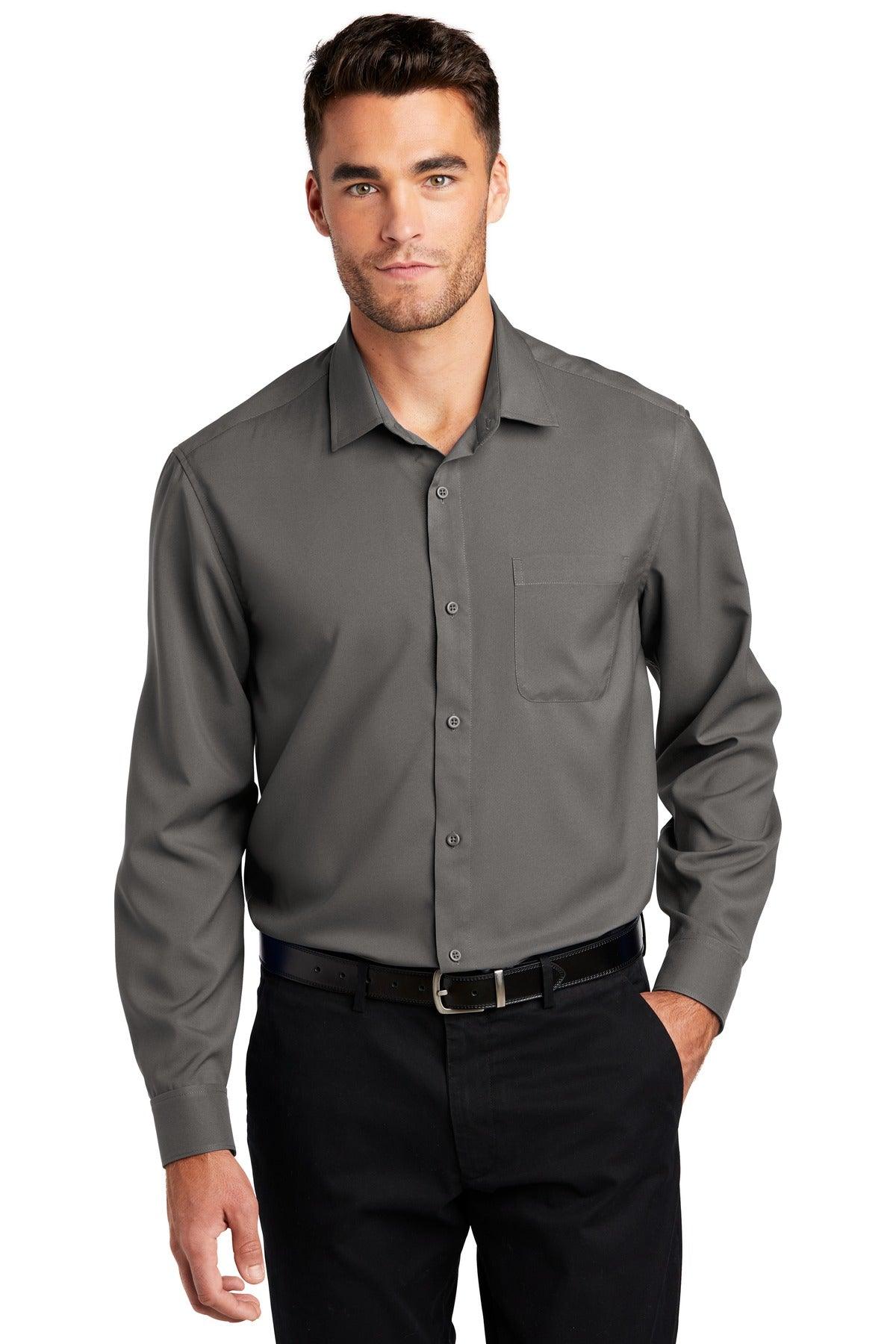 Port Authority Long Sleeve Performance Staff Shirt W401 - Dresses Max