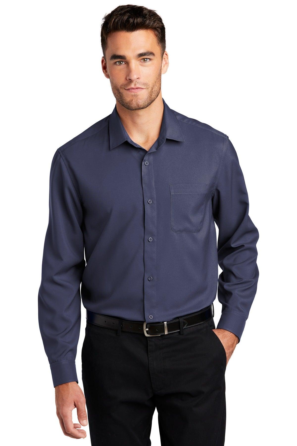 Port Authority Long Sleeve Performance Staff Shirt W401 - Dresses Max