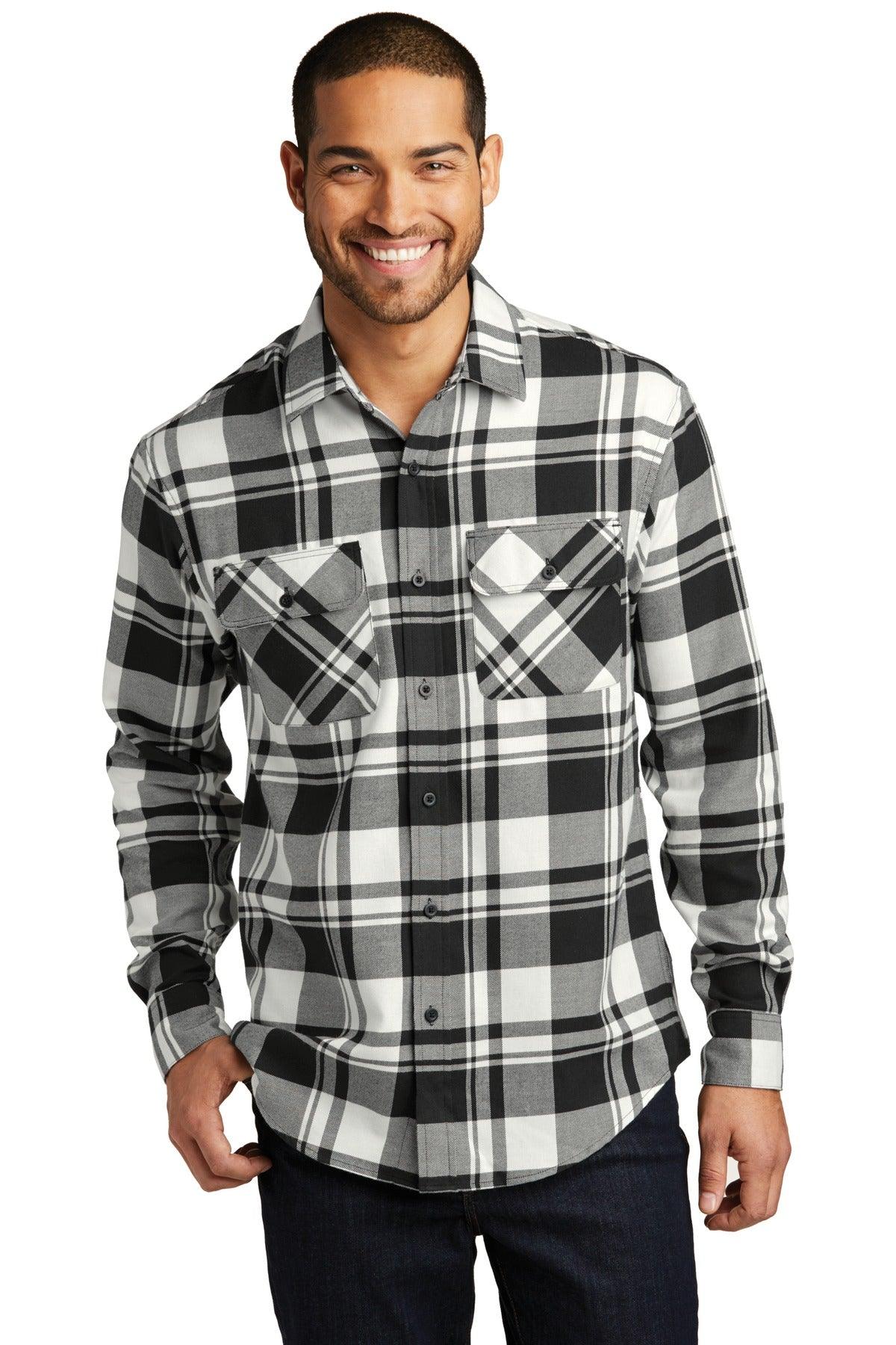 Port Authority Plaid Flannel Shirt. W668 - Dresses Max