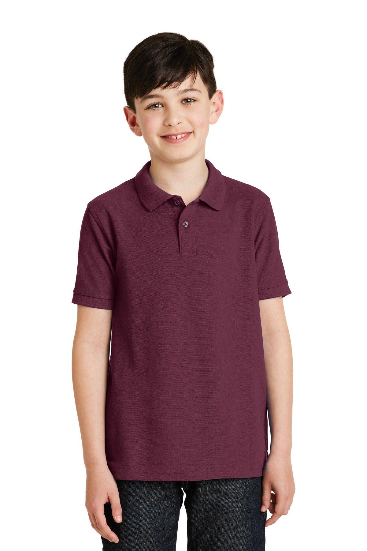 Port Authority Youth Silk Touch Polo. Y500 - Dresses Max