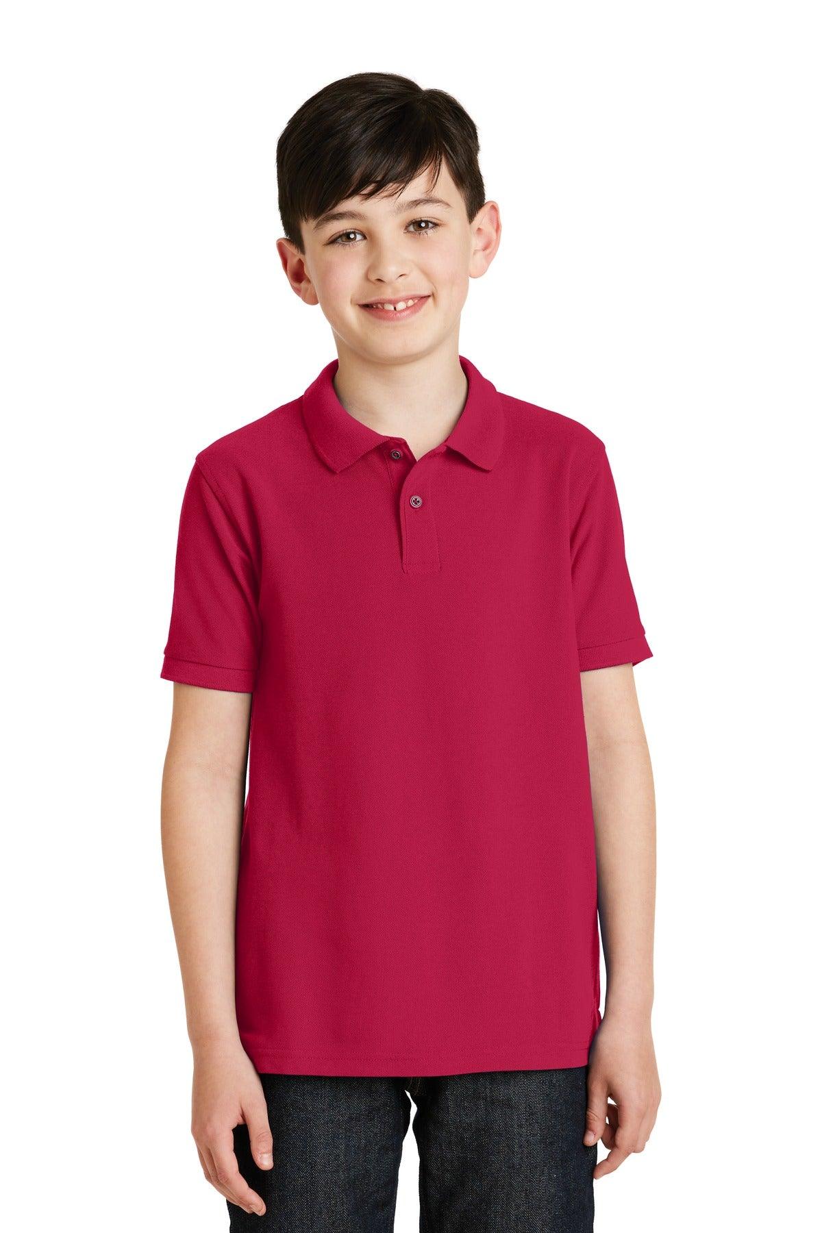 Port Authority Youth Silk Touch Polo. Y500 - Dresses Max