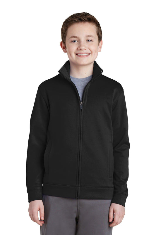 Sport-Tek Youth Sport-Wick Fleece Full-Zip Jacket. YST241 - Dresses Max