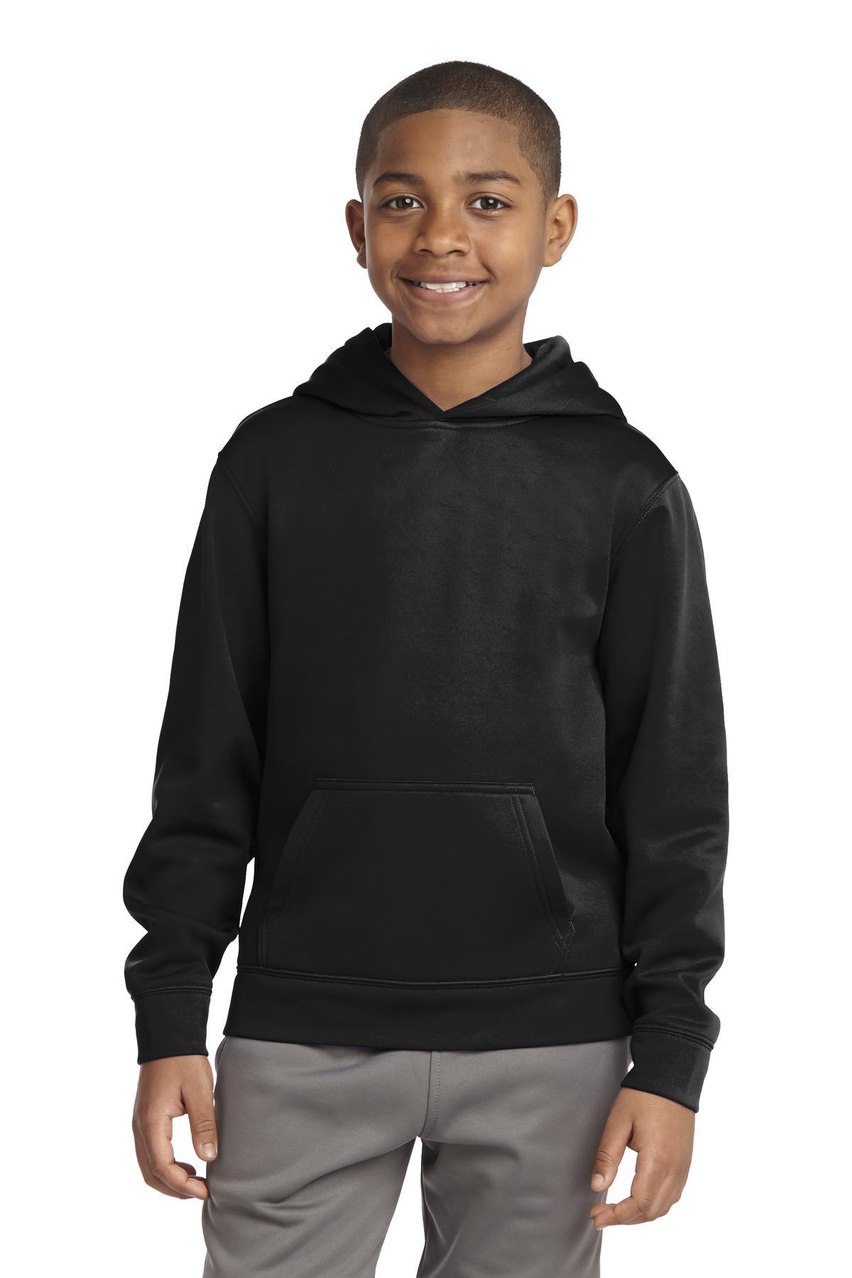 Sport-Tek Youth Sport-Wick Fleece Hooded Pullover. YST244 - Dresses Max