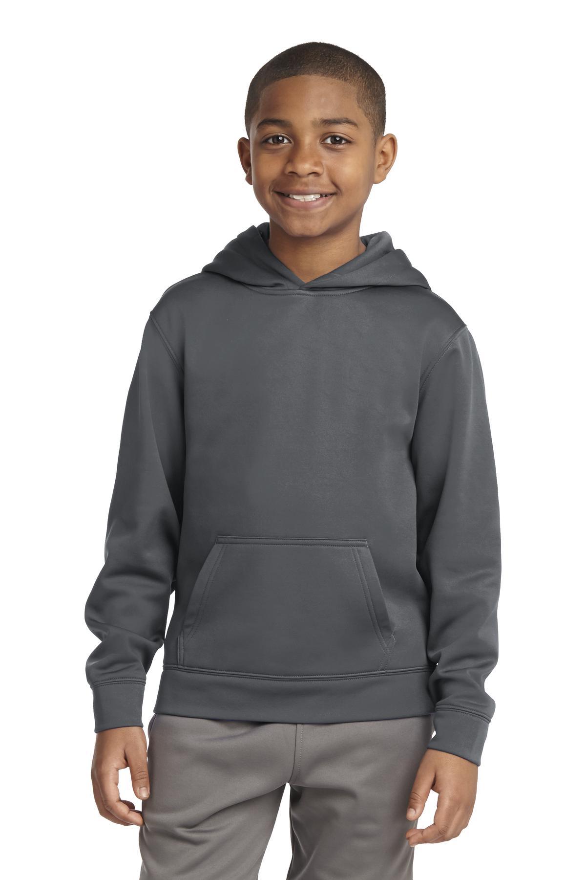 Sport-Tek Youth Sport-Wick Fleece Hooded Pullover. YST244 - Dresses Max