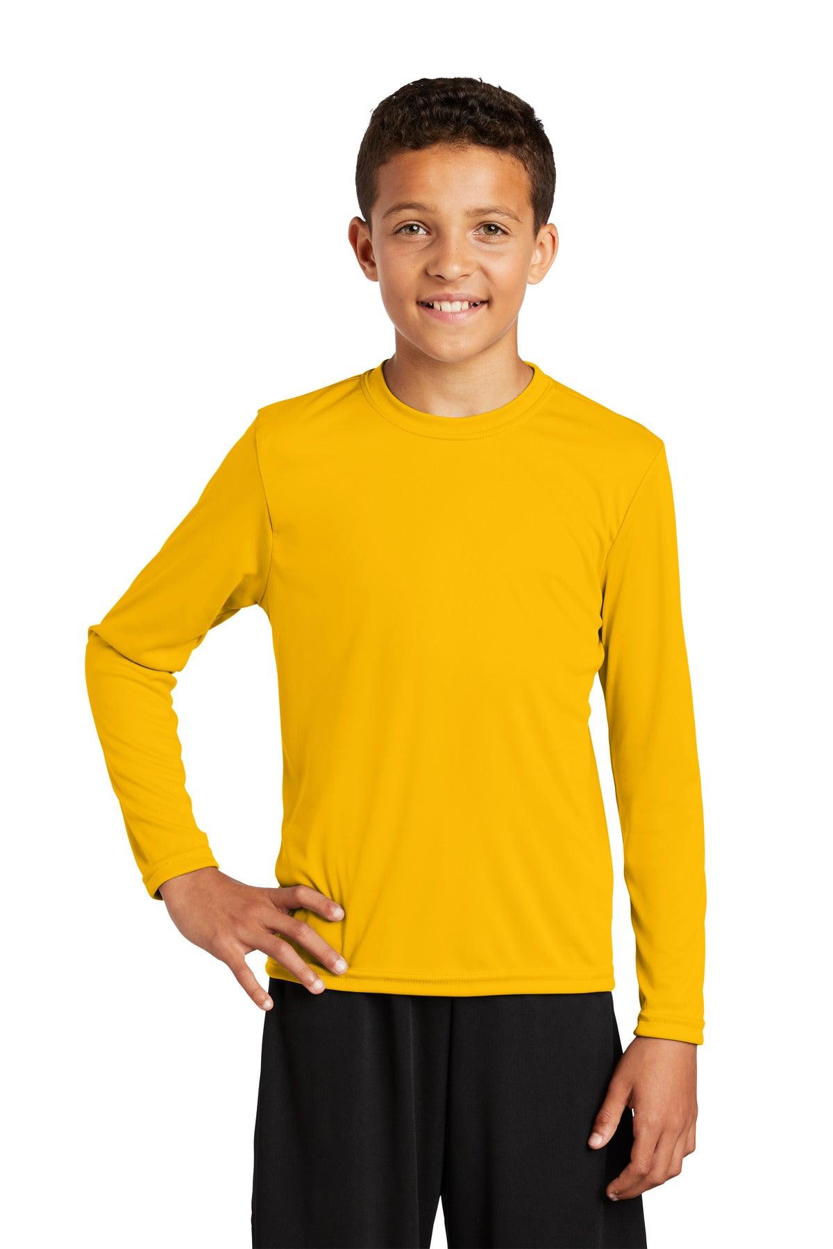 Sport-Tek Youth Long Sleeve PosiCharge Competitor Tee. YST350LS - Dresses Max