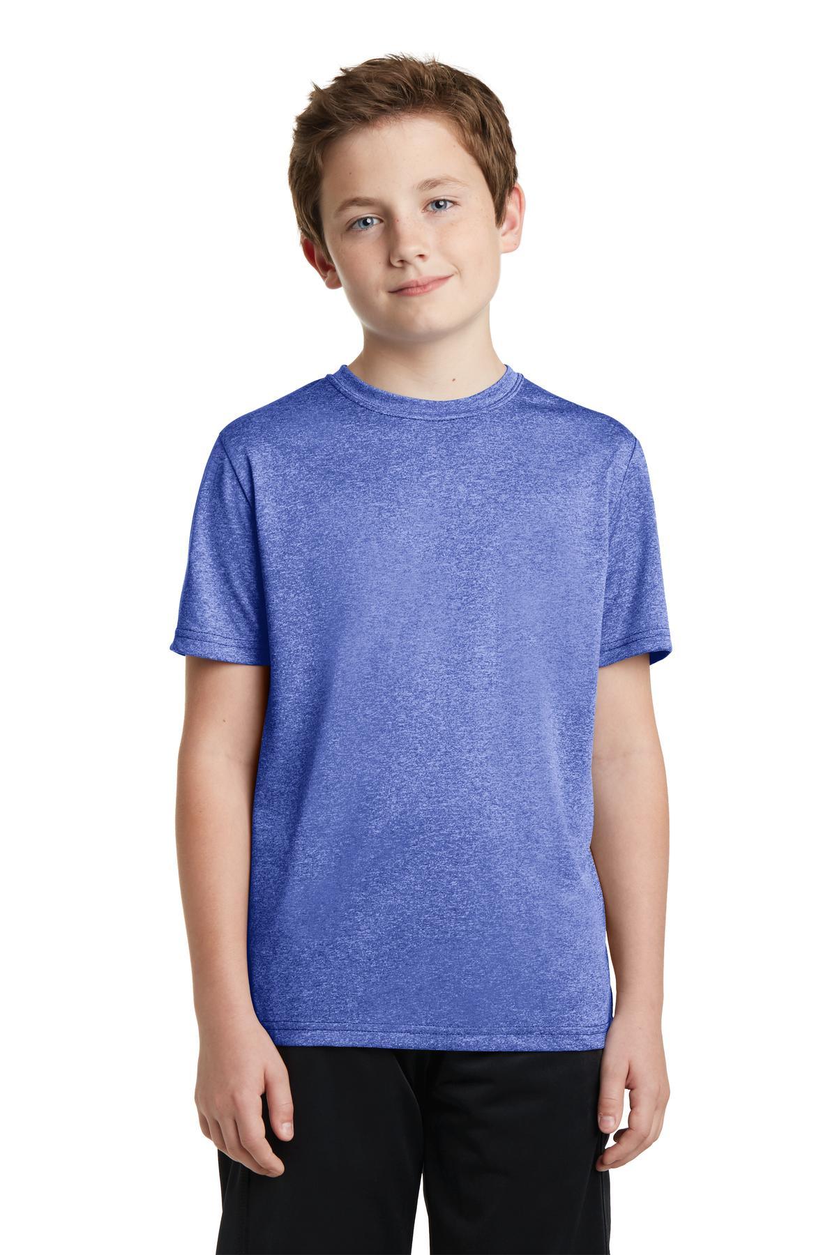 Sport-Tek Youth Heather Contender Tee. YST360 - Dresses Max