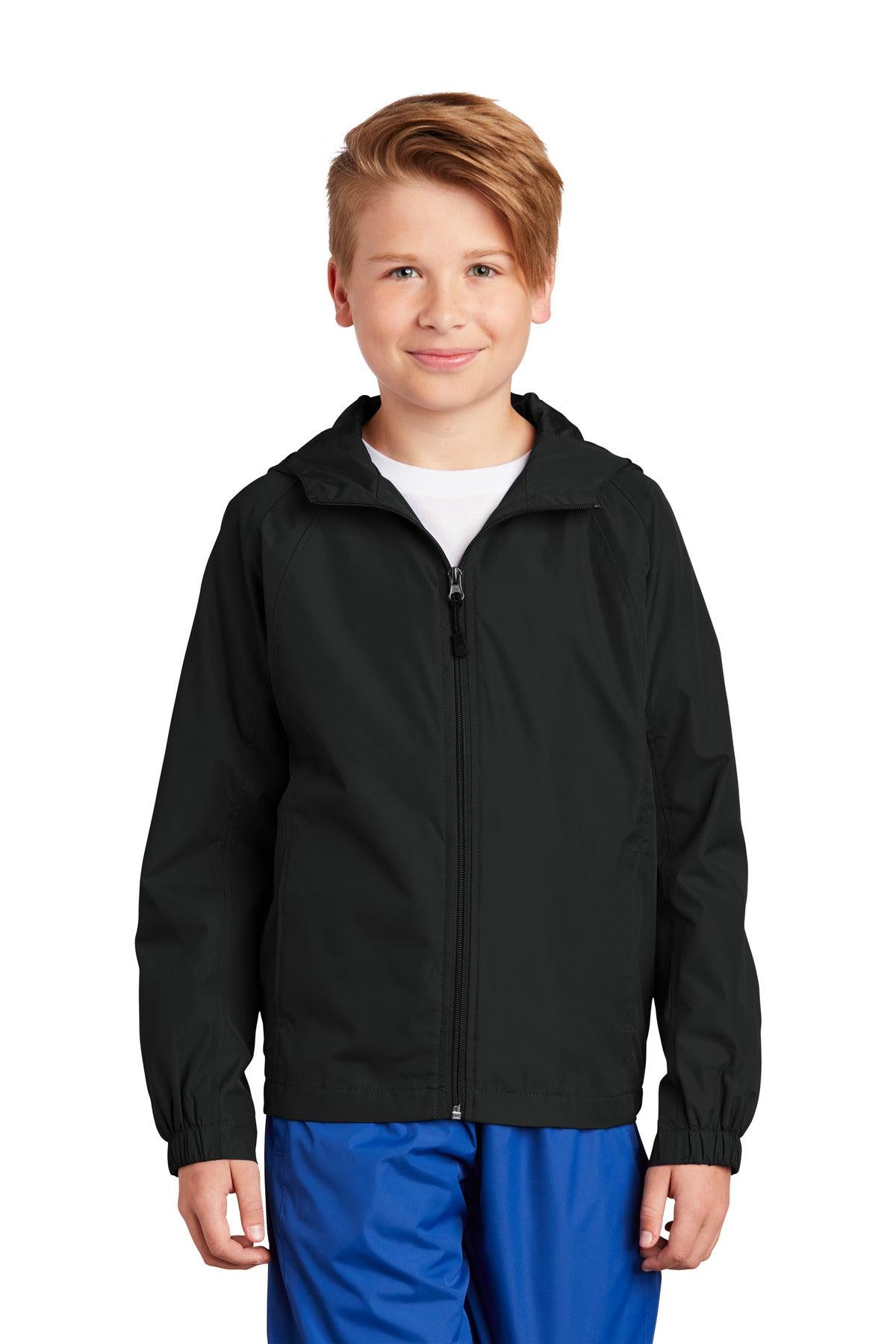 Sport-Tek Youth Hooded Raglan Jacket. YST73 - Dresses Max