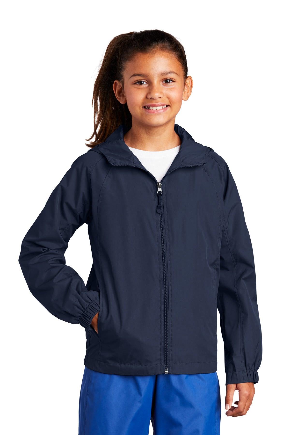 Sport-Tek Youth Hooded Raglan Jacket. YST73 - Dresses Max