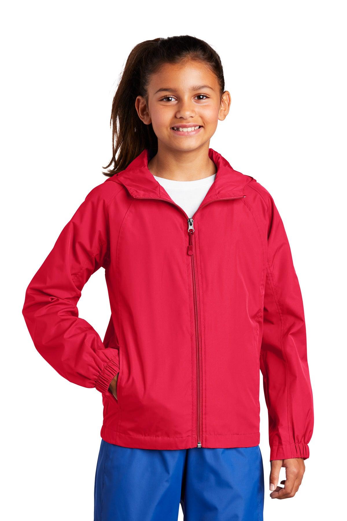 Sport-Tek Youth Hooded Raglan Jacket. YST73 - Dresses Max
