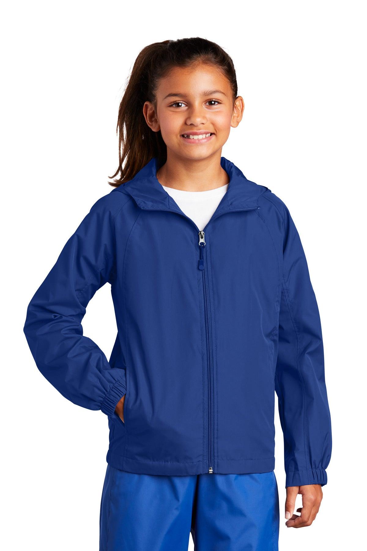 Sport-Tek Youth Hooded Raglan Jacket. YST73 - Dresses Max