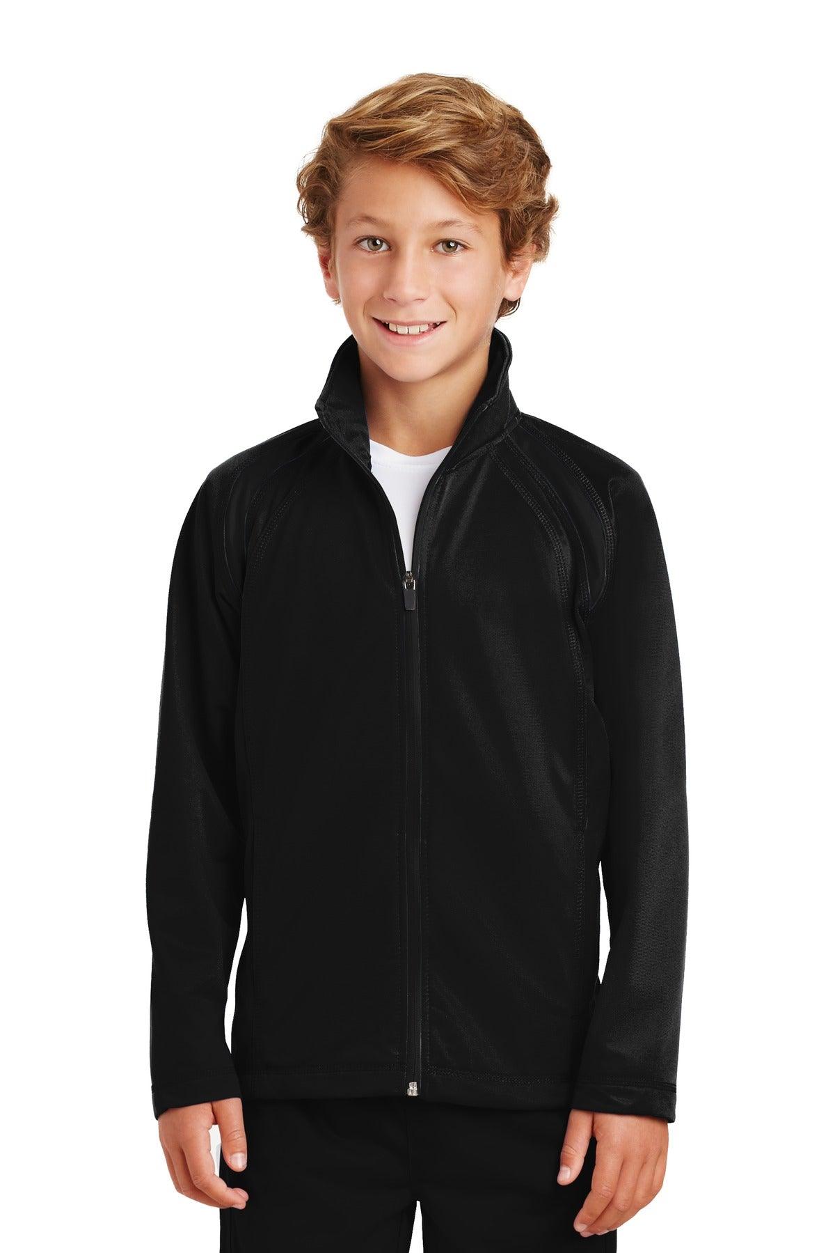 Sport-Tek Youth Tricot Track Jacket. YST90 - Dresses Max