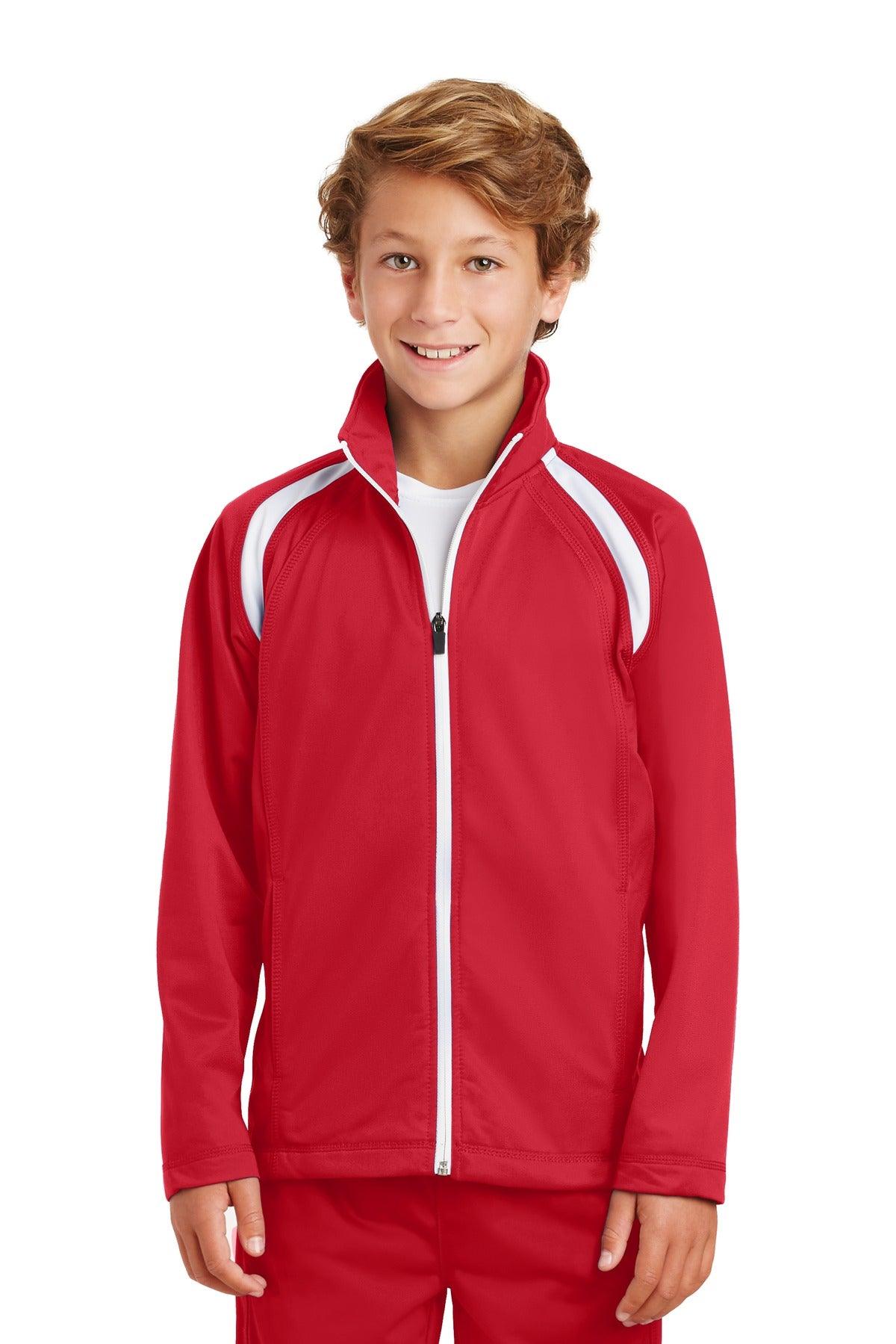Sport-Tek Youth Tricot Track Jacket. YST90 - Dresses Max