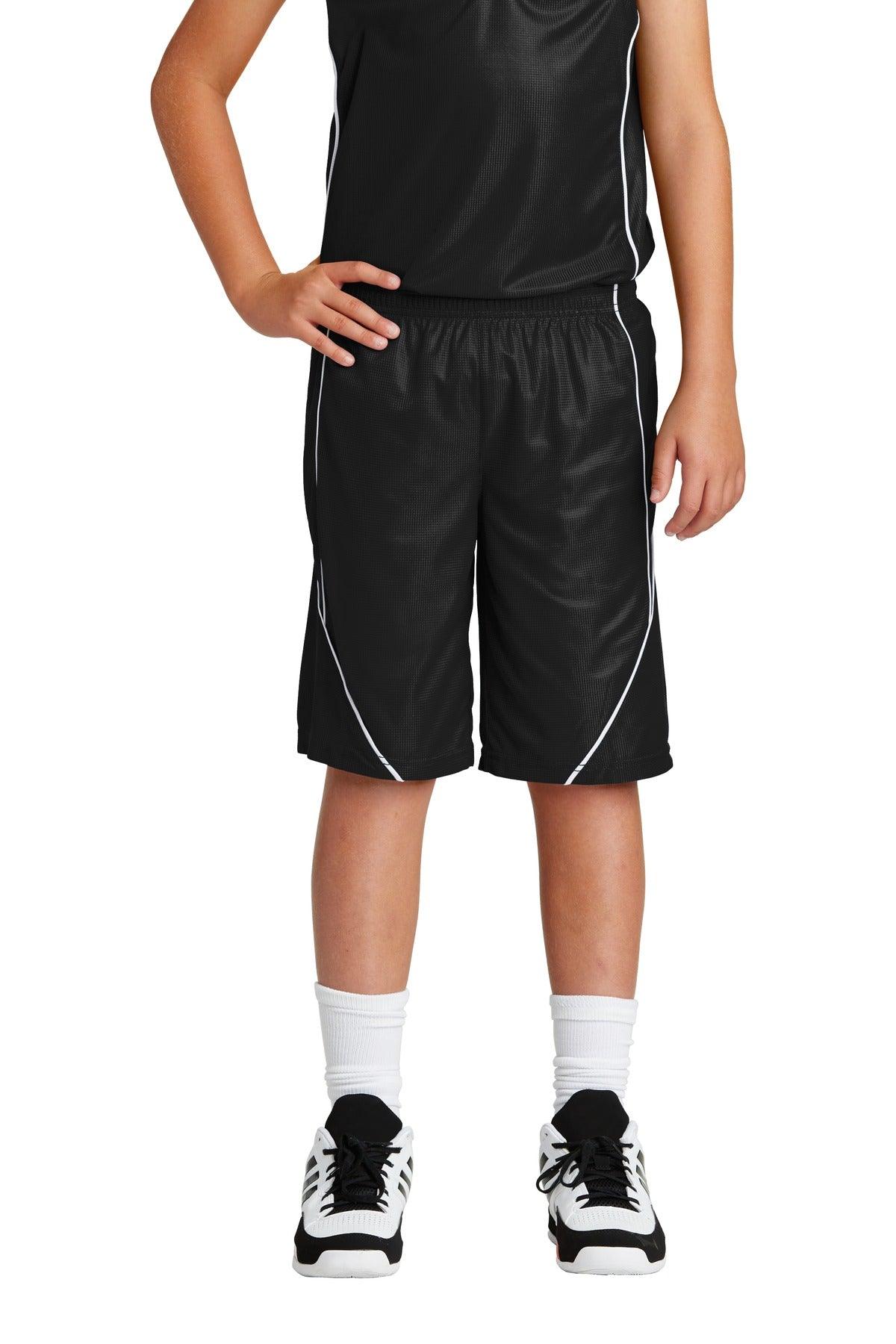 Sport-Tek Youth PosiCharge Mesh Reversible Spliced Short. YT565 - Dresses Max
