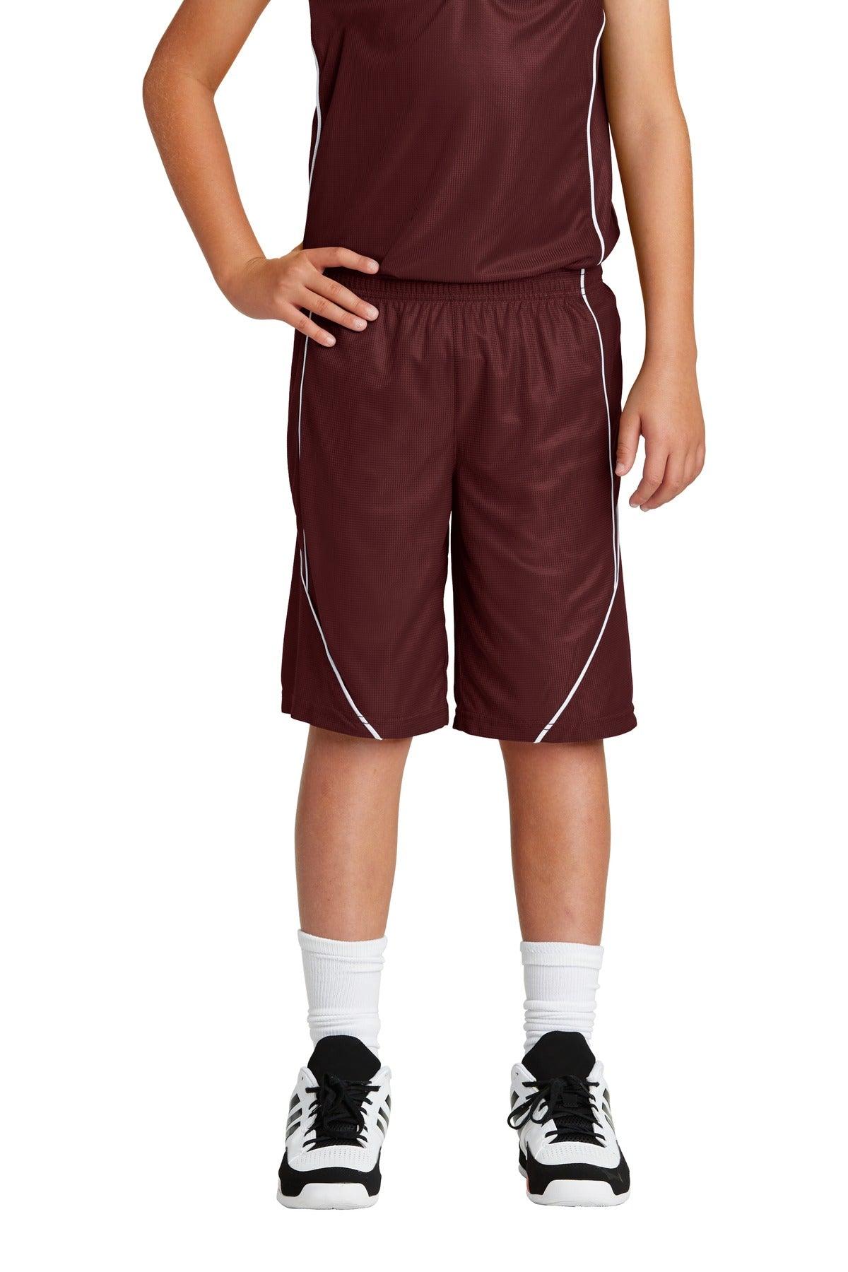Sport-Tek Youth PosiCharge Mesh Reversible Spliced Short. YT565 - Dresses Max