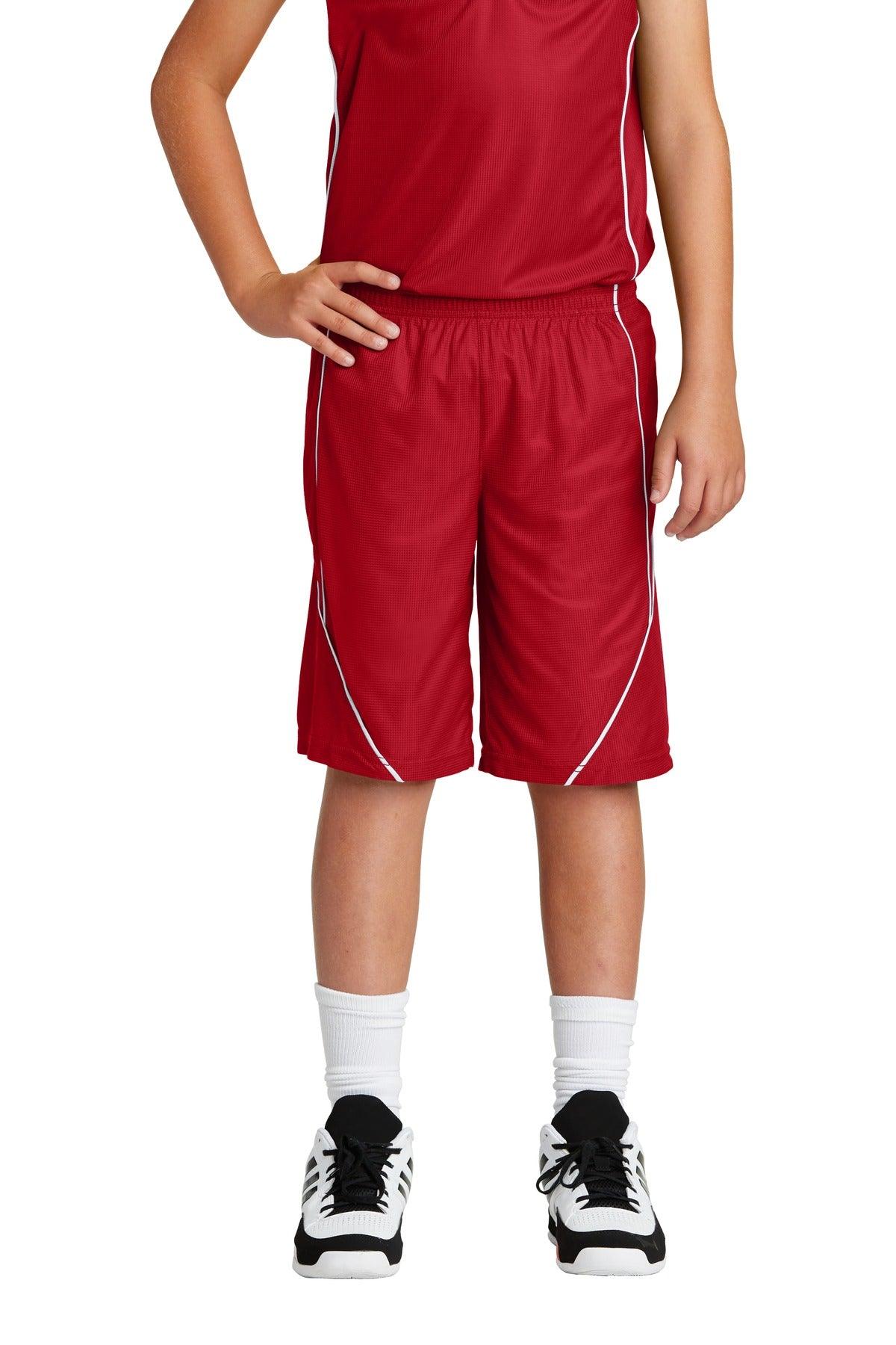 Sport-Tek Youth PosiCharge Mesh Reversible Spliced Short. YT565 - Dresses Max