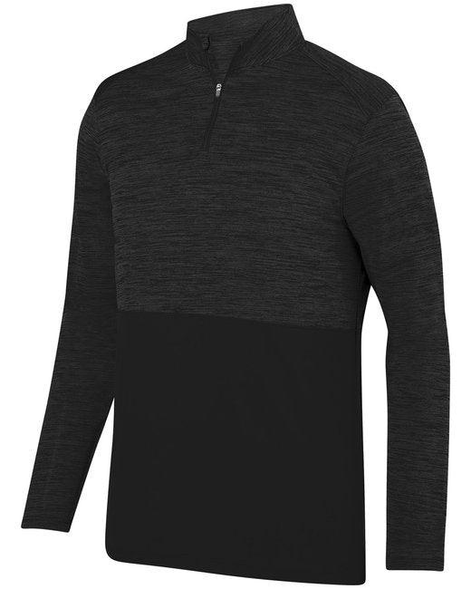 Augusta Sportswear Adult Shadow Tonal Heather Quarter-Zip Pullover AG2908 - Dresses Max