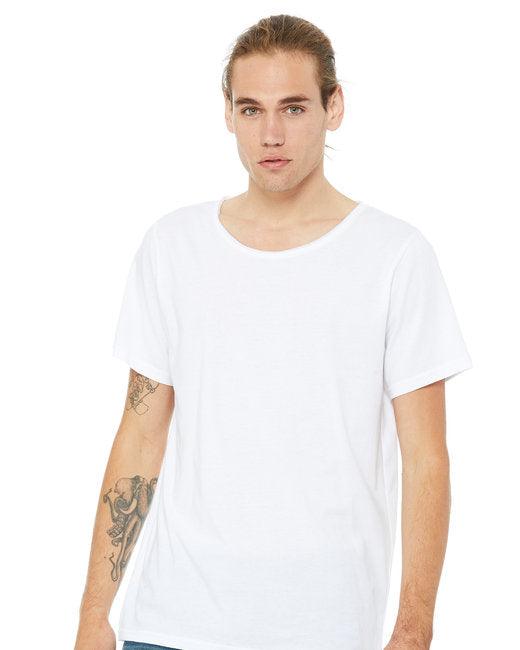 Bella + Canvas Men's Jersey Raw Neck T-Shirt B3014 - Dresses Max