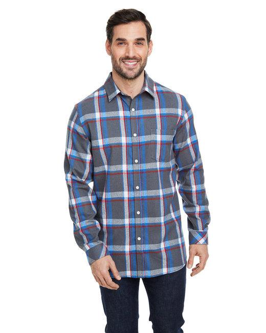 Burnside Woven Plaid Flannel With Biased Pocket B8212 - Dresses Max
