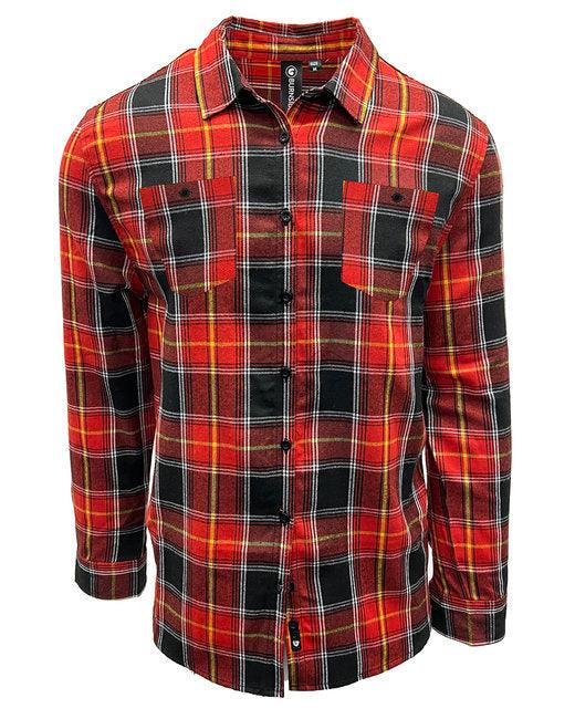 Burnside Men's Perfect Flannel Work Shirt B8220 - Dresses Max