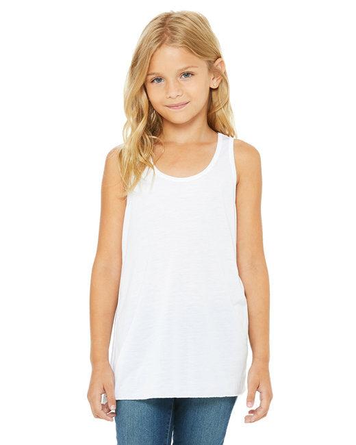 Bella + Canvas Youth Flowy Racerback Tank B8800Y - Dresses Max