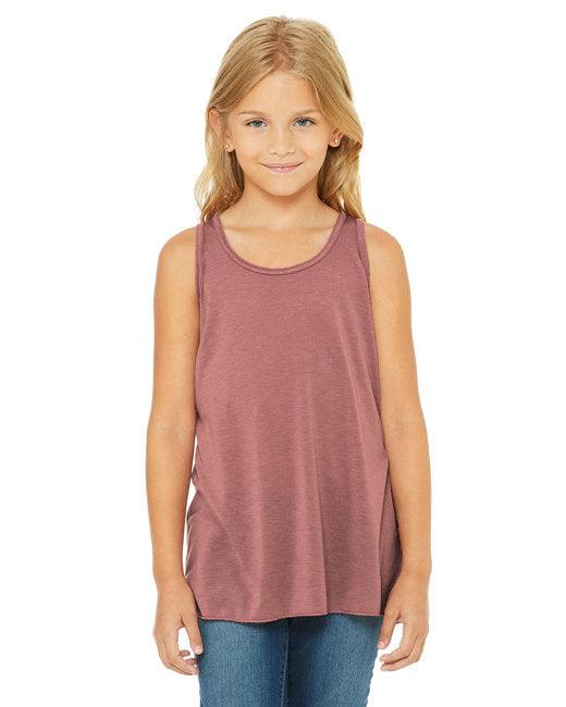 Bella + Canvas Youth Flowy Racerback Tank B8800Y - Dresses Max