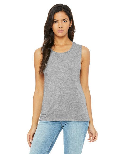 Bella + Canvas Ladies' Flowy Scoop Muscle Tank B8803 - Dresses Max