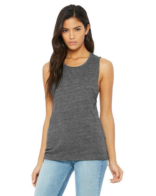 Bella + Canvas Ladies' Flowy Scoop Muscle Tank B8803 - Dresses Max