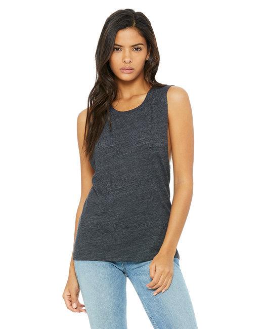 Bella + Canvas Ladies' Flowy Scoop Muscle Tank B8803 - Dresses Max