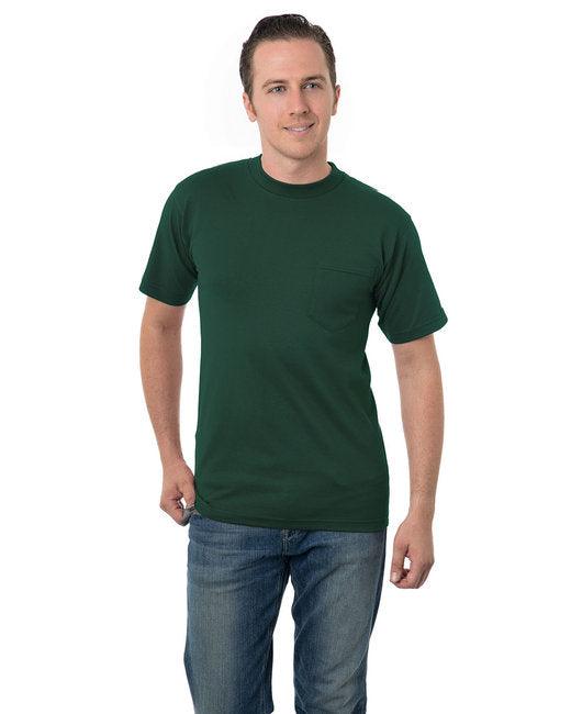 Bayside Unisex Union-Made 6.1 oz.Cotton Pocket T-Shirt BA3015 - Dresses Max