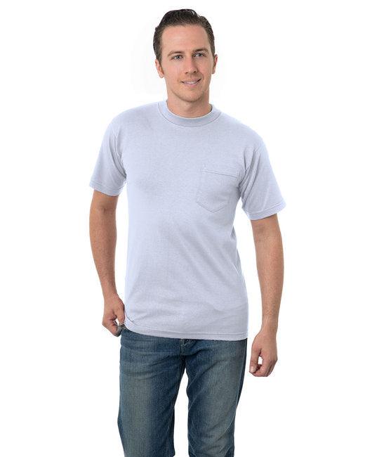 Bayside Unisex Union-Made 6.1 oz.Cotton Pocket T-Shirt BA3015 - Dresses Max