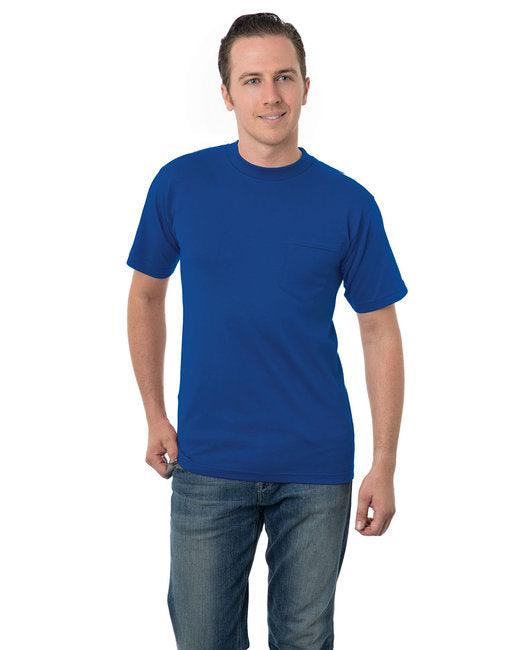 Bayside Unisex Union-Made 6.1 oz.Cotton Pocket T-Shirt BA3015 - Dresses Max