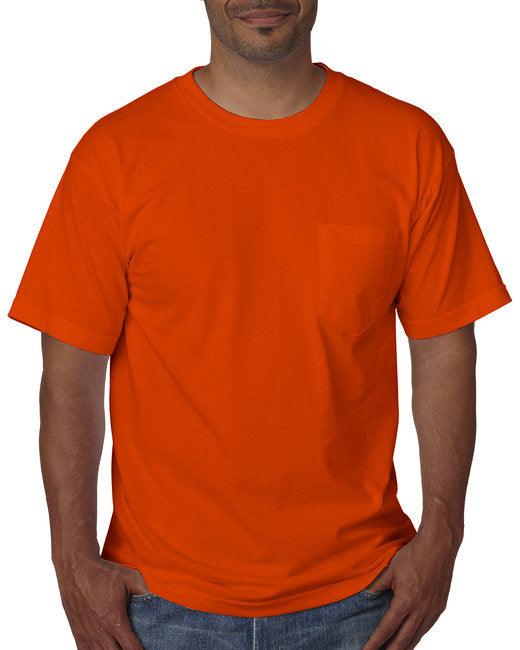 Bayside Adult Short-Sleeve T-Shirt with Pocket BA5070 - Dresses Max