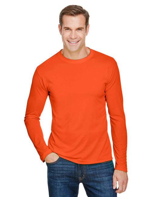 Bayside Unisex 4.5 oz., 100% Polyester Performance Long-Sleeve T-Shirt BA5360 - Dresses Max