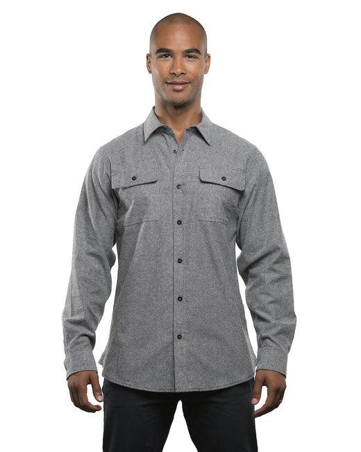 Burnside Men's Solid Flannel Shirt BU8200 - Dresses Max