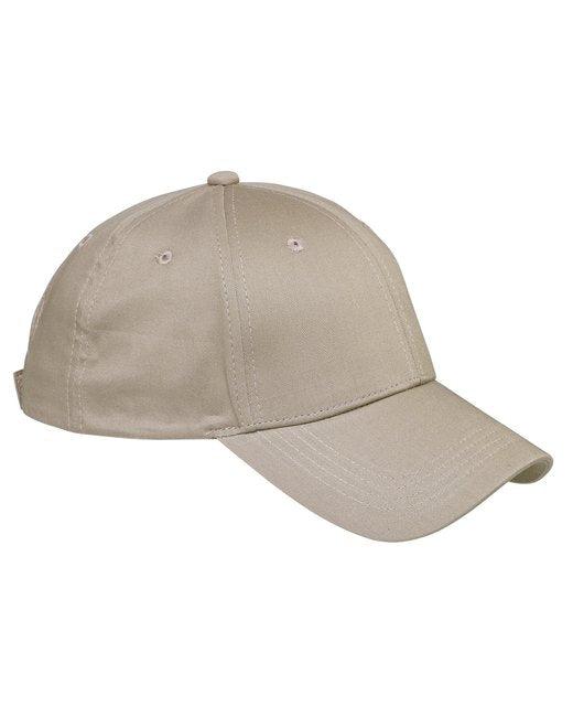 Big Accessories 6-Panel Structured Twill Cap BX020 - Dresses Max