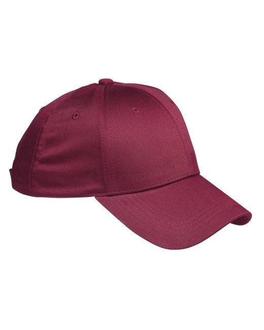 Big Accessories 6-Panel Structured Twill Cap BX020 - Dresses Max