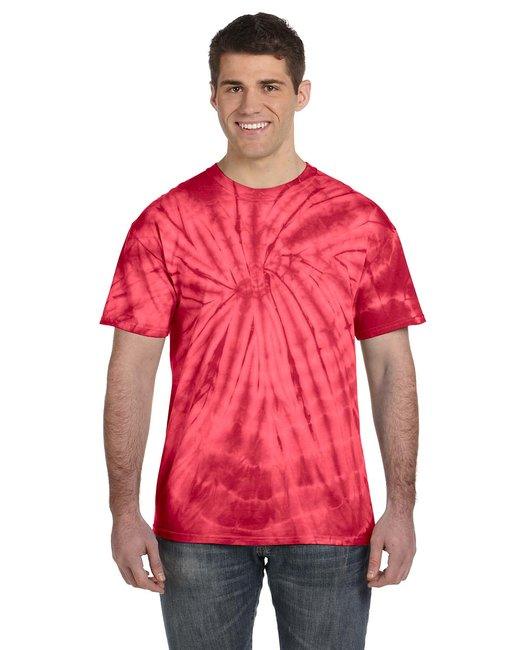 Tie-Dye Adult 5.4 oz. 100% Cotton Spider T-Shirt CD101 - Dresses Max
